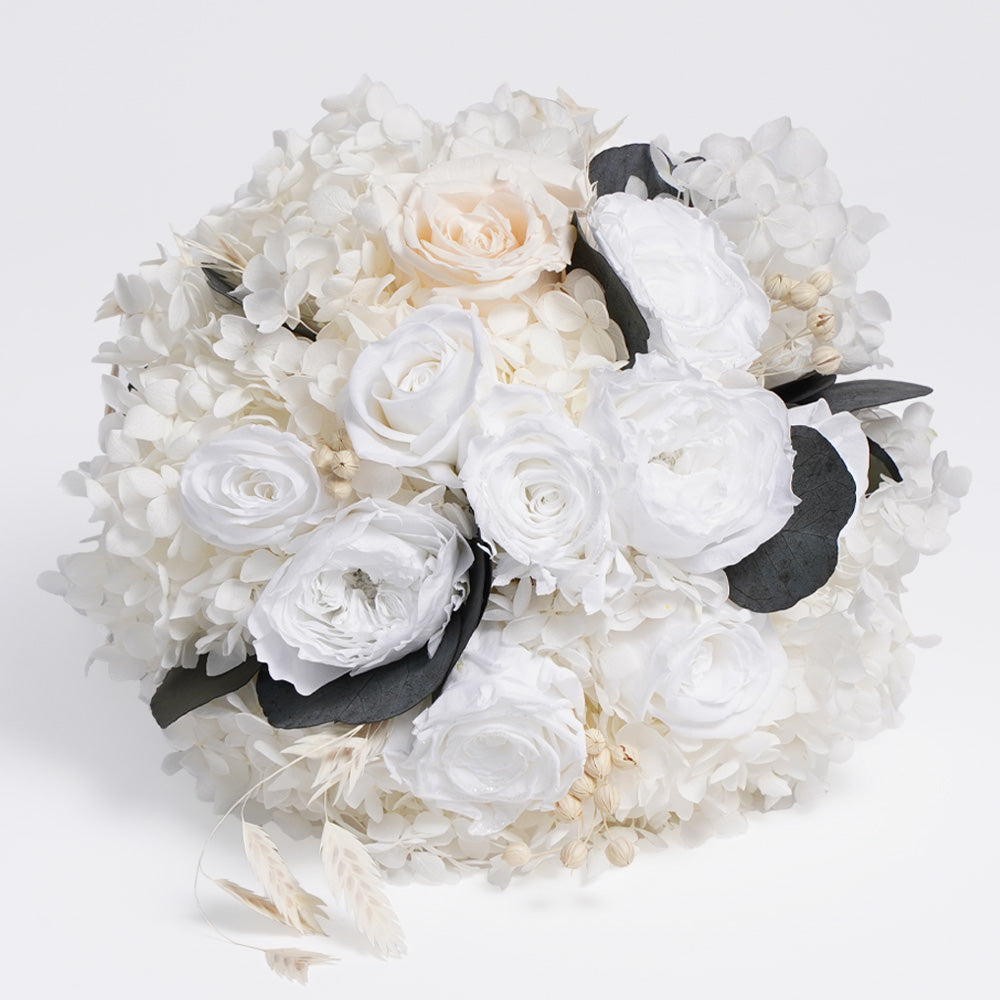 Bride's White Bouquet