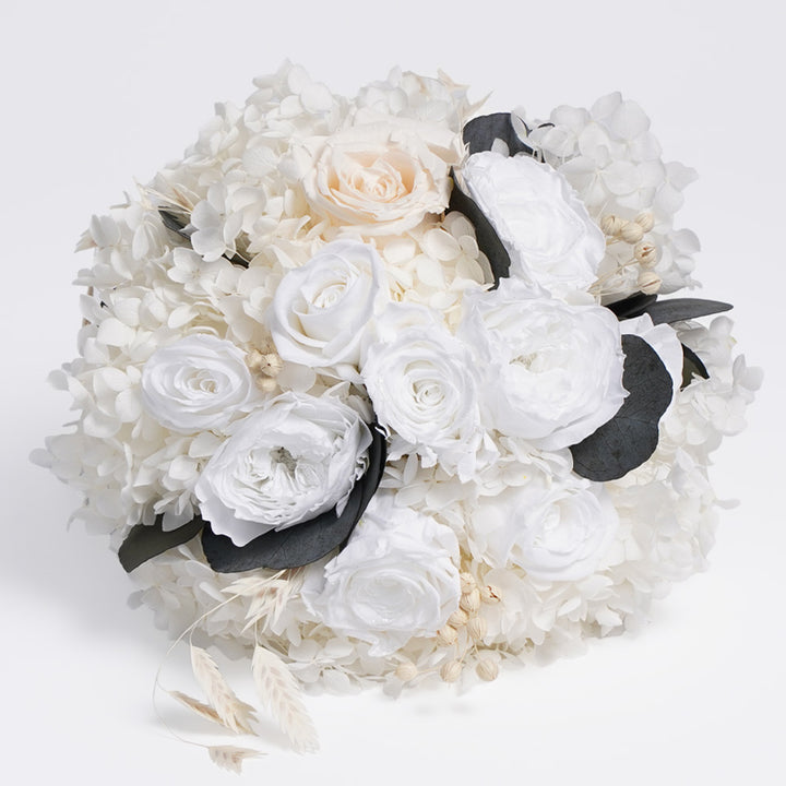 Bride's White Bouquet