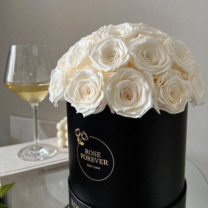 Ivory Roses dome 35