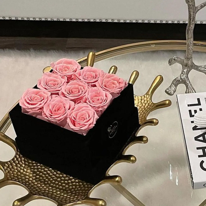Pink Roses velvet 9