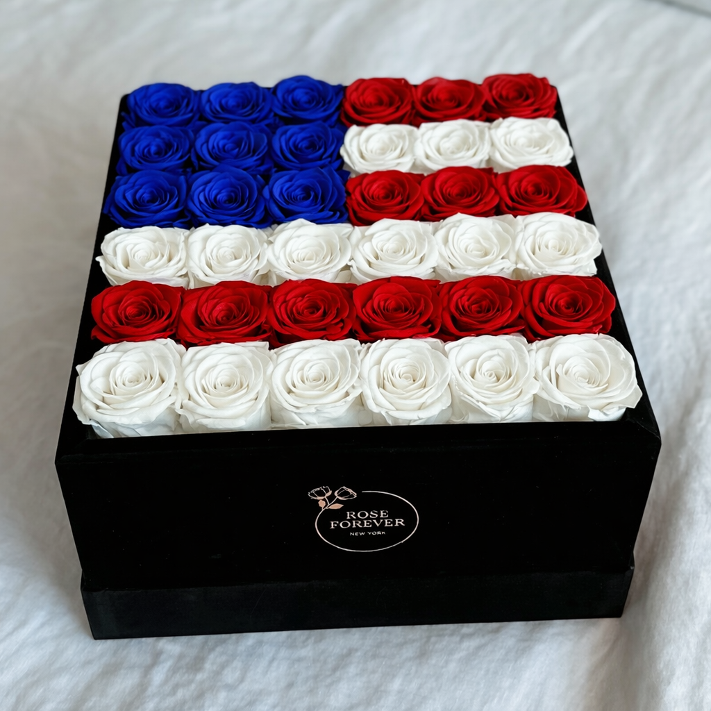 The Forever Rose 4th of July Gift 2026: USA Flag Roses That Last All Year
