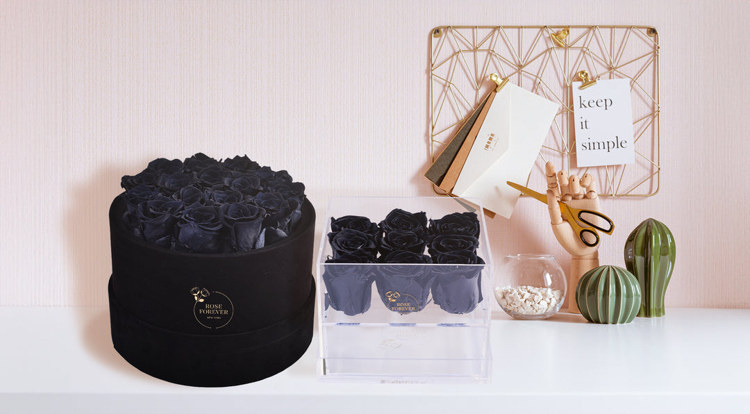 The Versatility of Black Preserved Roses