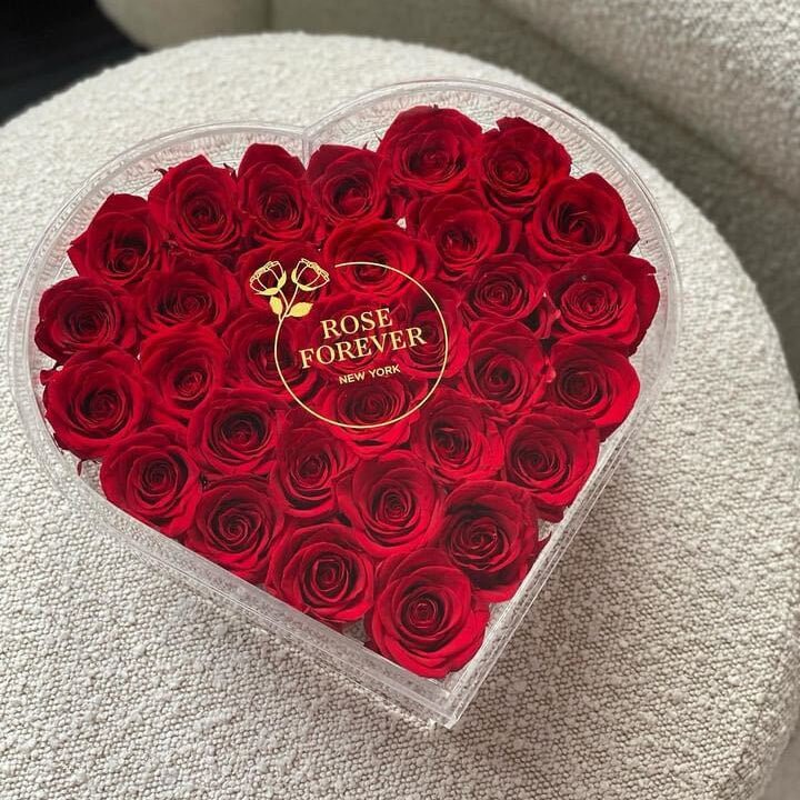 Heart-Shaped Roses & Flowers Boxes Delivery – Rose Forever