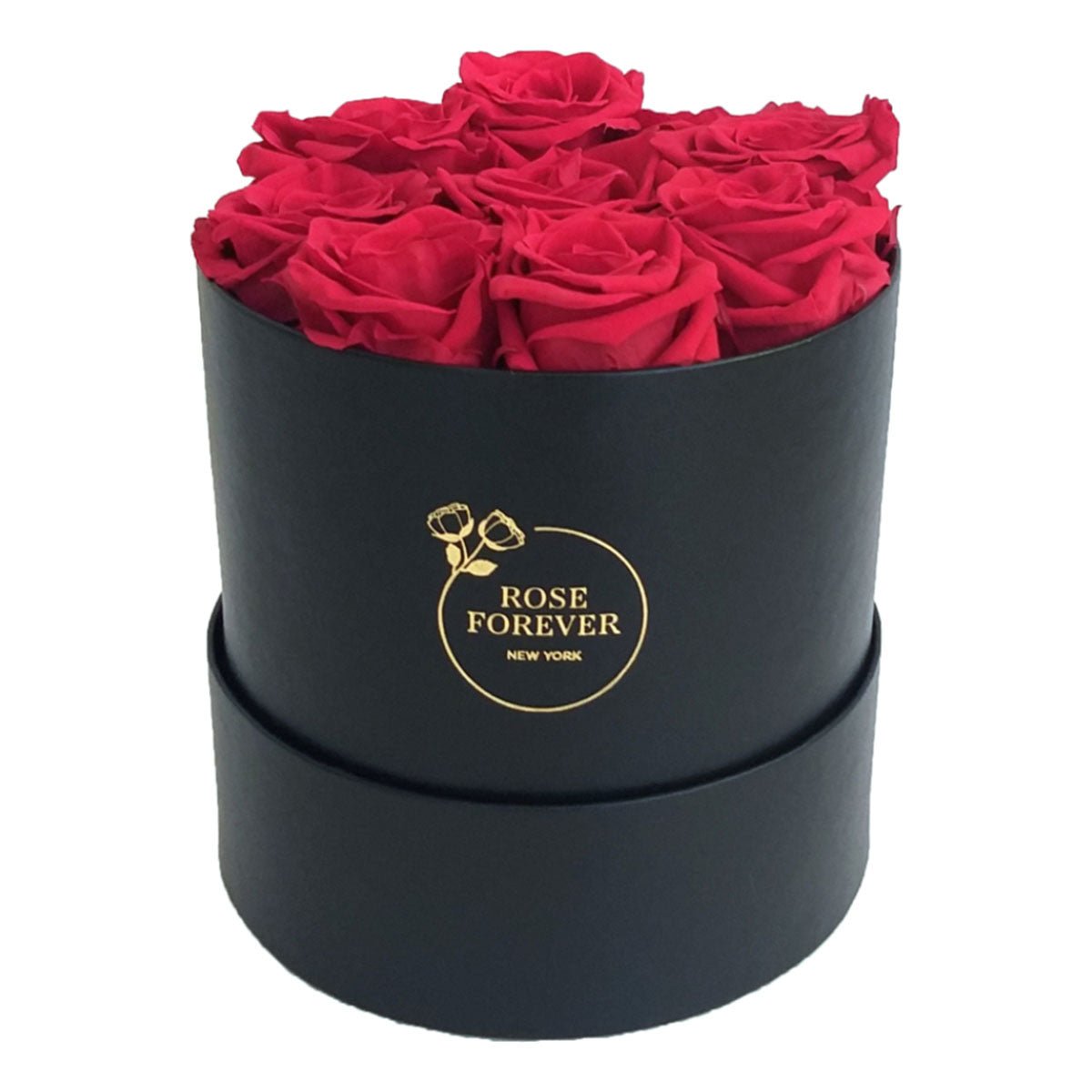 9 Ecuador Red Roses - Round Box | Flower Delivery – Rose Forever