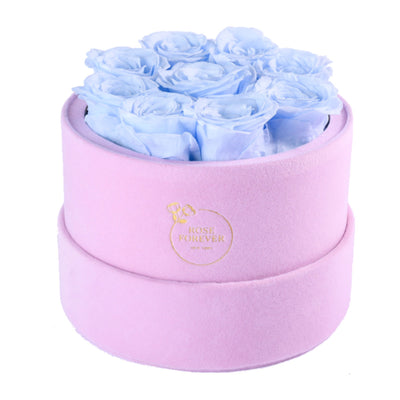 Essential Pink Suede Baby Blue 9 | Rose Forever 