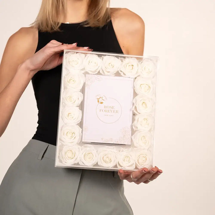 White Crystal Frame