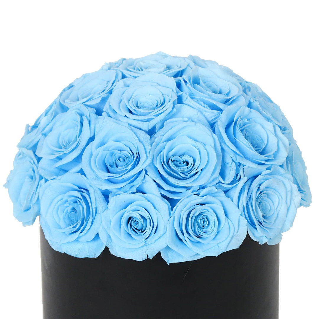 Baby Blue Roses Dome 35 - Rose Forever