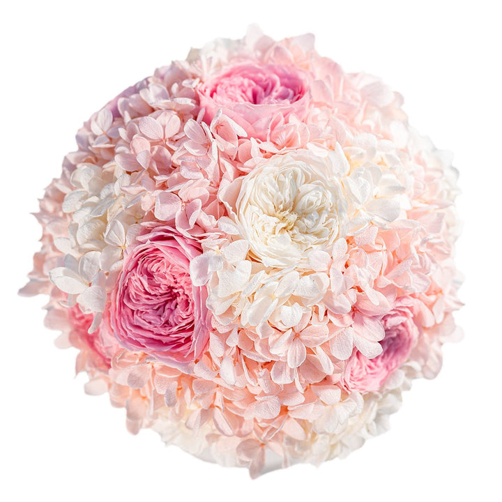 Hydrangea Bouquet - Ceramic Vase - Rose Forever