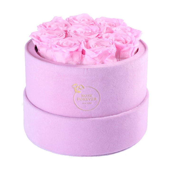 Light Pink Roses suede 9 - Rose Forever