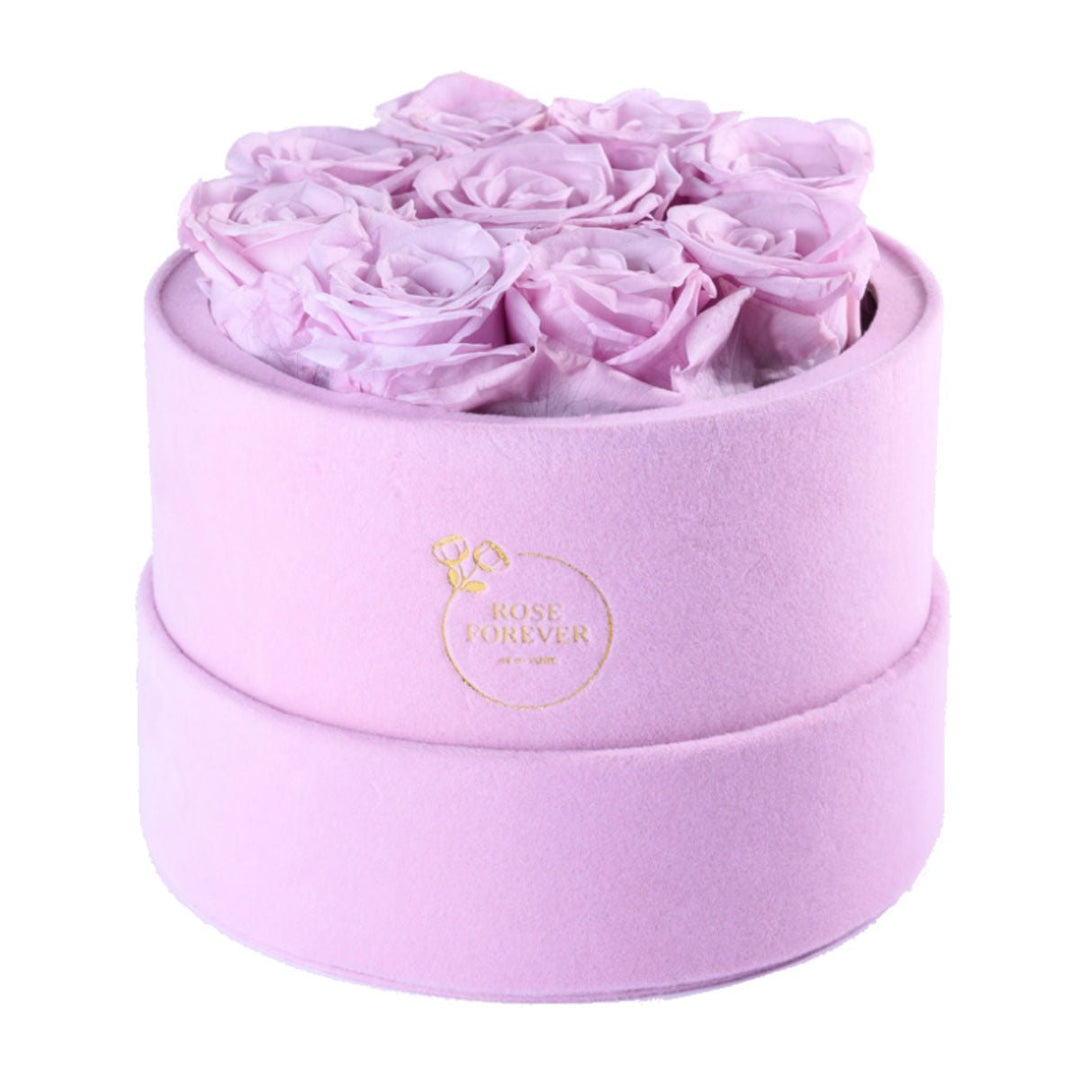 Lilac Roses suede 9 - Rose Forever