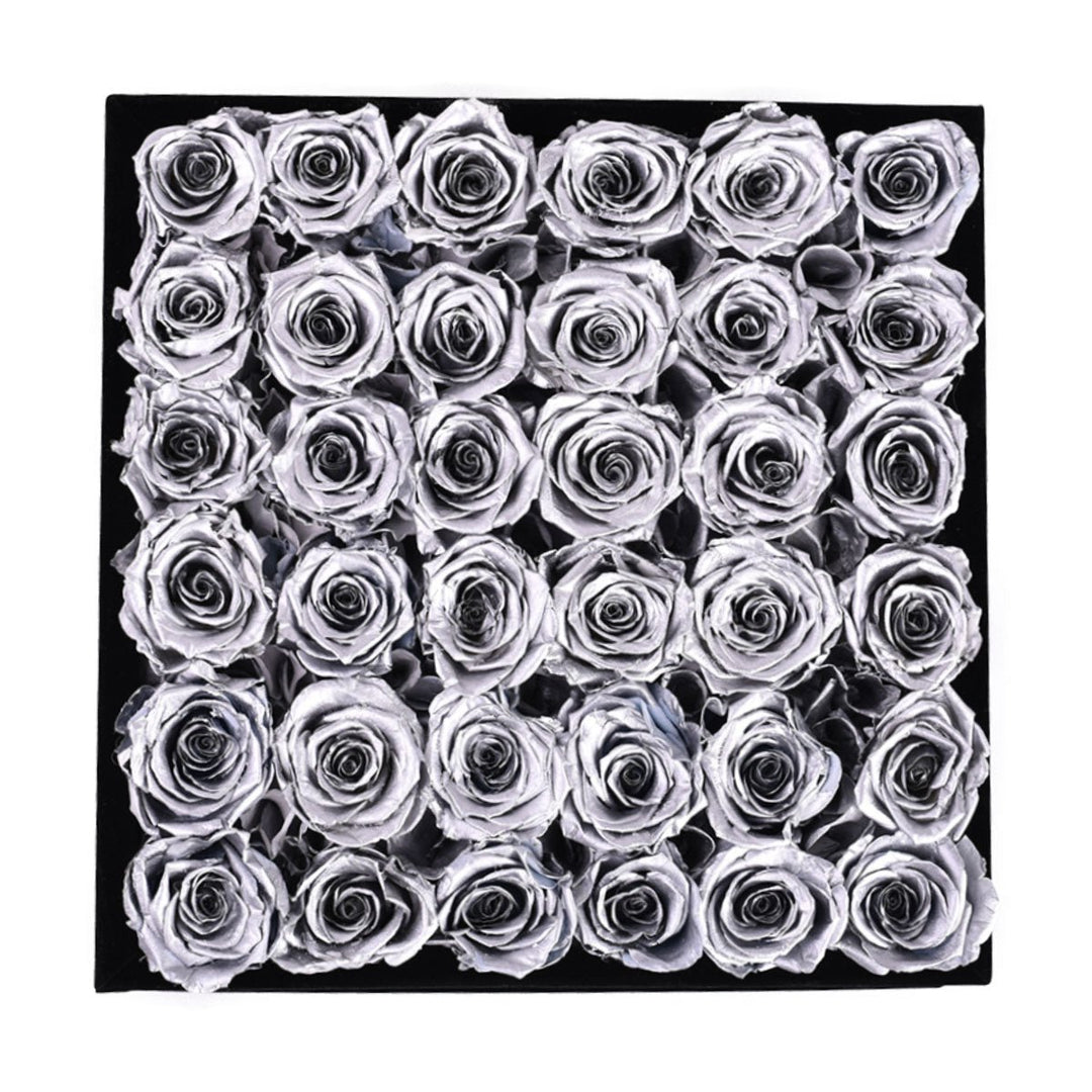 Silver Roses Velvet 36 - Rose Forever