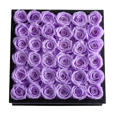 Intense Black Marble Lilac 36 | Rose Forever 