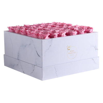 Intense White Marble Pearl Pink 36 | Rose Forever 
