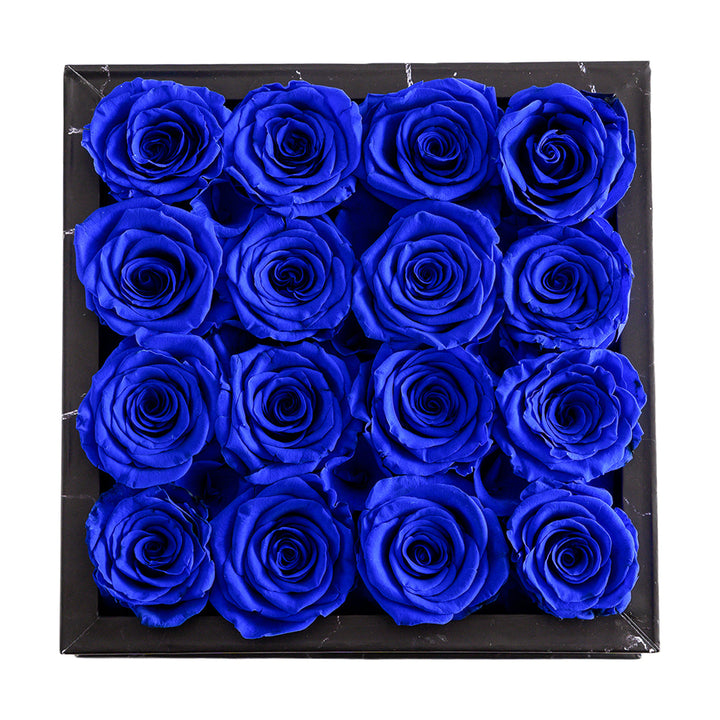 Passion Black Marble Royal Blue 16 | Rose Forever 